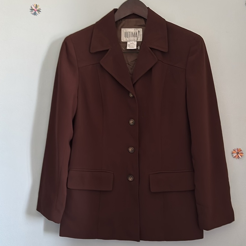 ULTIMA Blazer Brown Size L